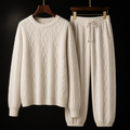 Claudette Cable-Knit Lounge Set