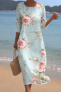 Bella | Embroidered Floral Dress