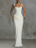 Leonor | Square Neck Maxi Dress