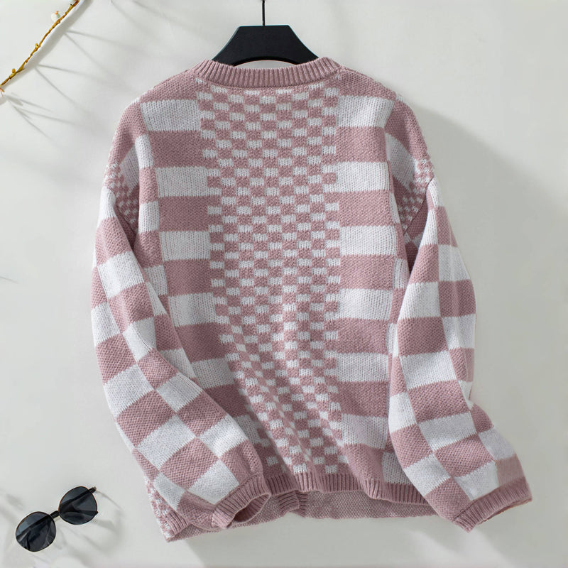 Gabriella | Women’s Comfort Check Pattern Cardigan