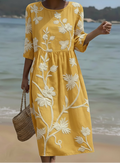 Lauren | Embroidered Floral Dress