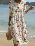 Nicole | Embroidered Floral Dress