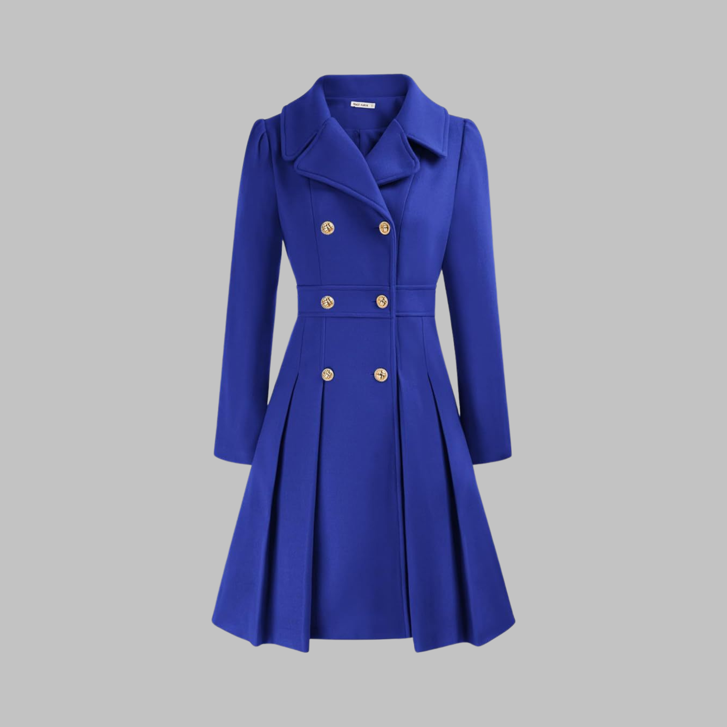 Dami - Elegant Double-Breasted Long-Sleeve Coat