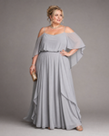 Aurevina | Cold Shoulder Top And Flowing Maxi Skirt Set