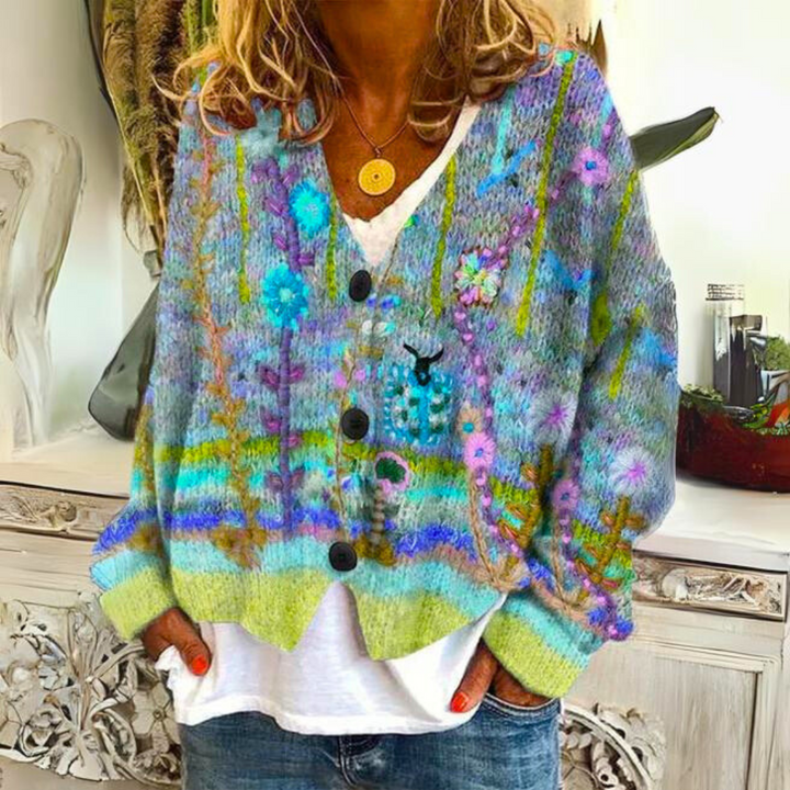 Peyton | Women's Relaxed Knitted Cardigan Jumper