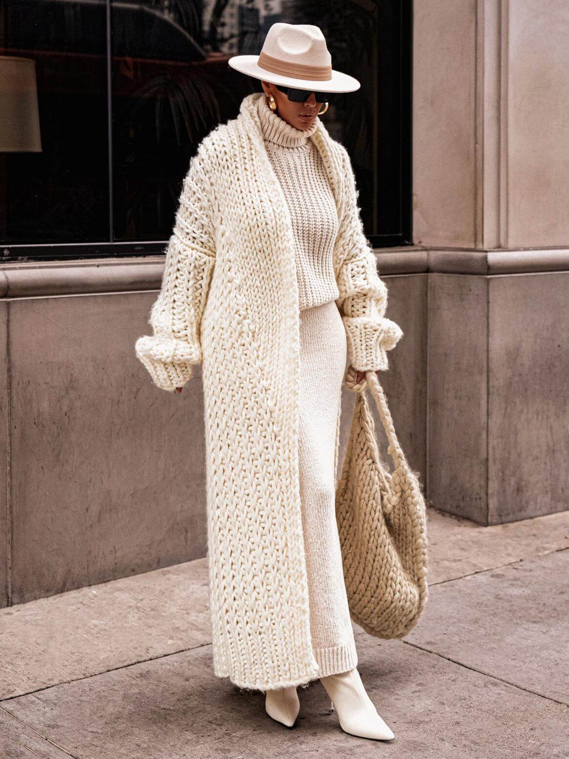 Ivory™| Knit Coat