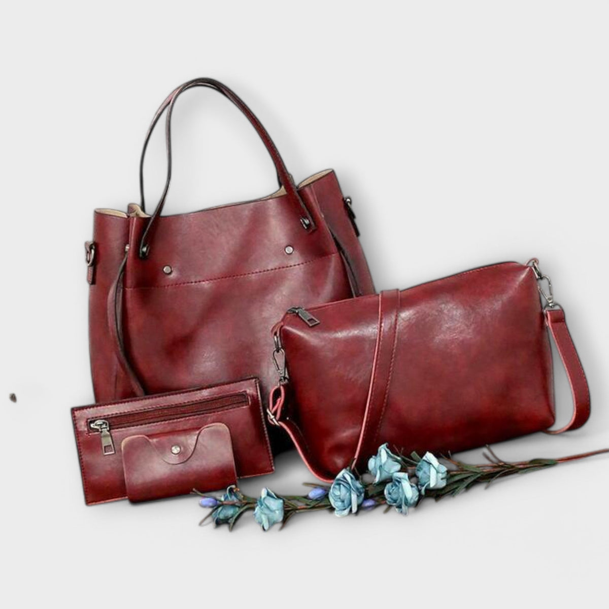 Delphine | 4-Piece Vintage Bag Set