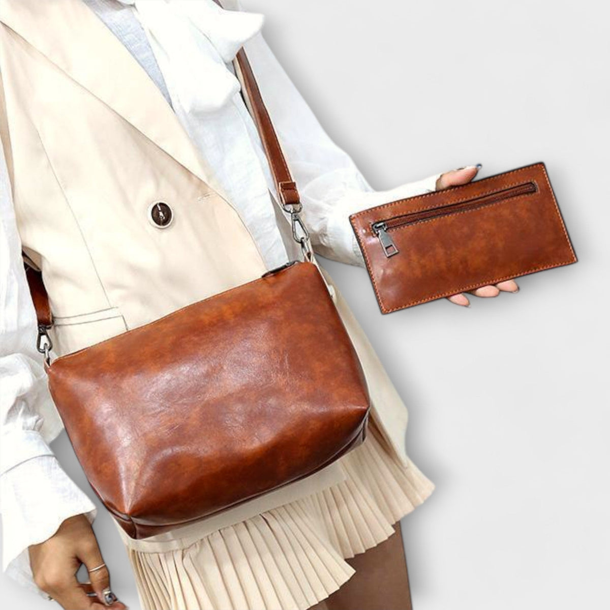 Delphine | 4-Piece Vintage Bag Set
