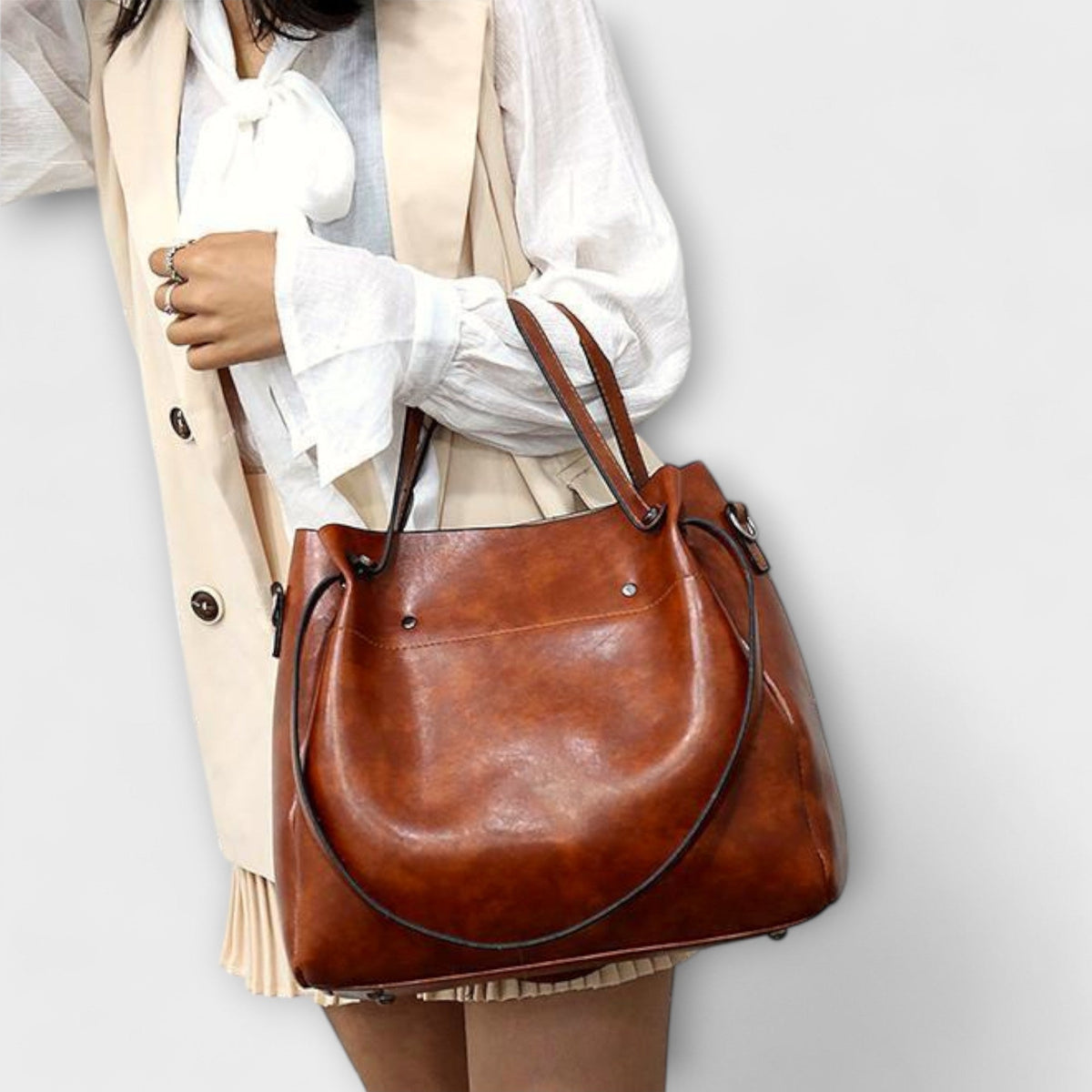 Delphine | 4-Piece Vintage Bag Set