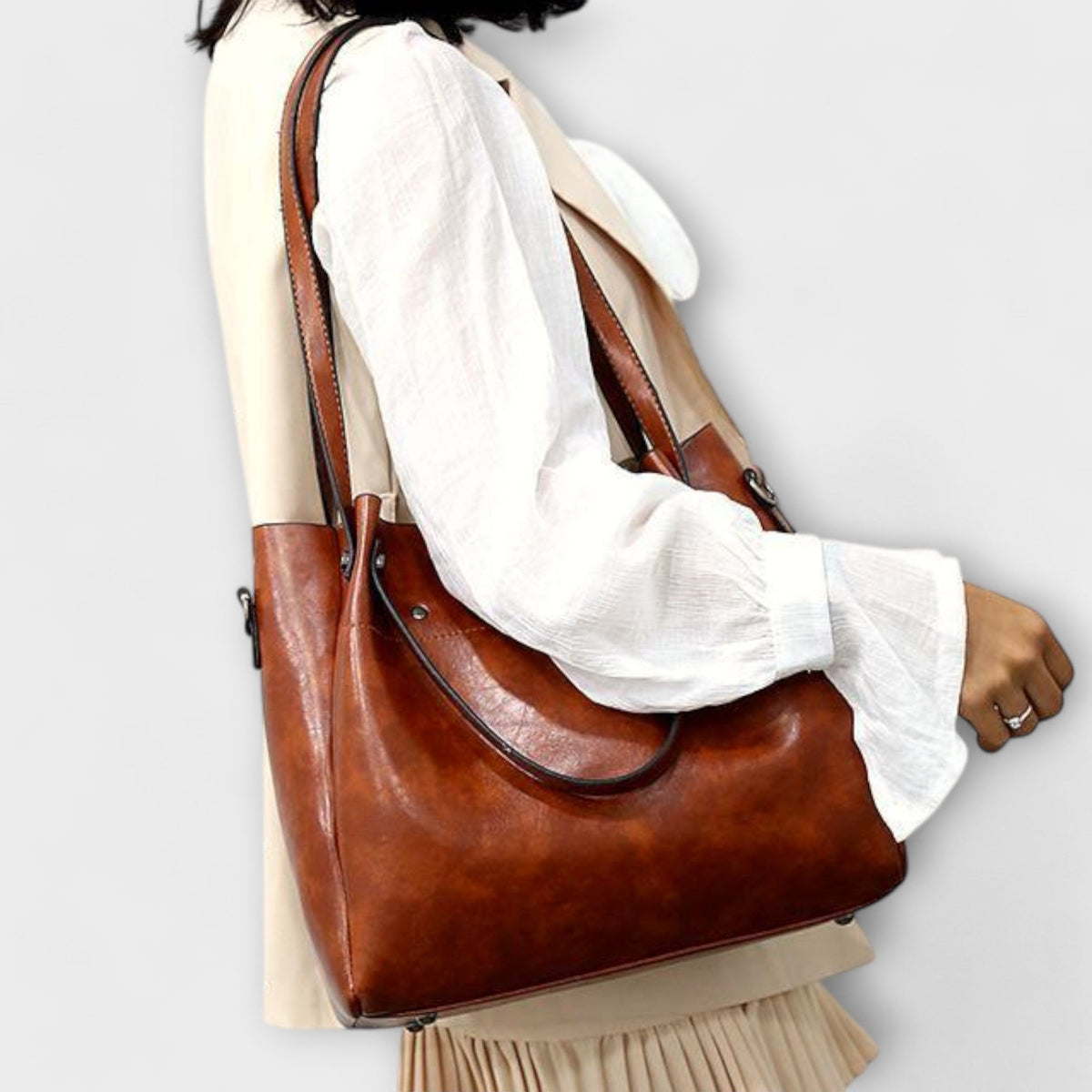 Delphine | 4-Piece Vintage Bag Set
