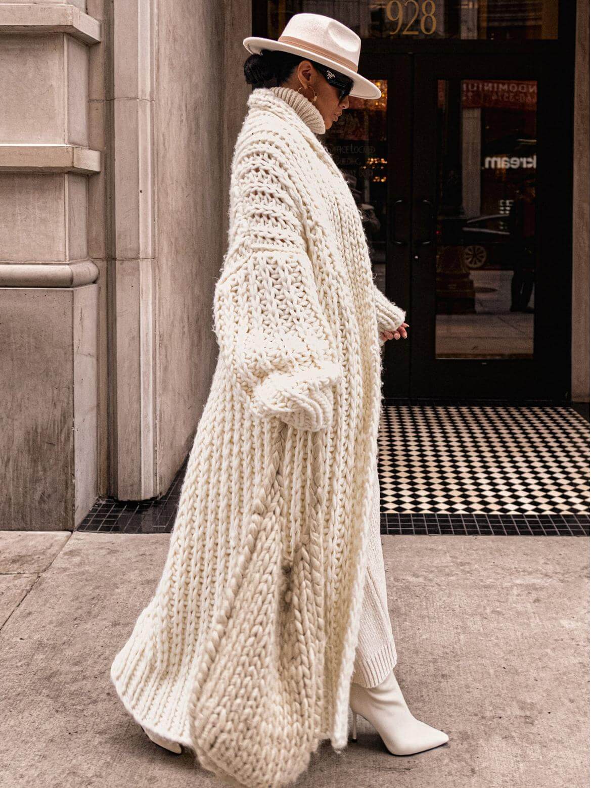 Ivory™| Knit Coat
