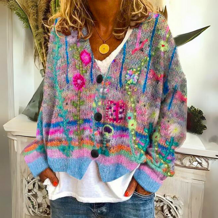 Peyton | Women's Relaxed Knitted Cardigan Jumper