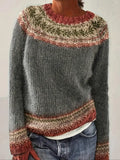 Sanya – Chic Ethnic Sweater Knitwear for Effortless Elegance