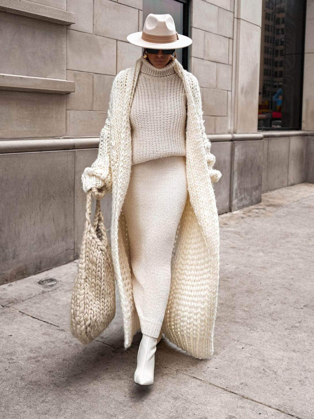 Ivory™| Knit Coat