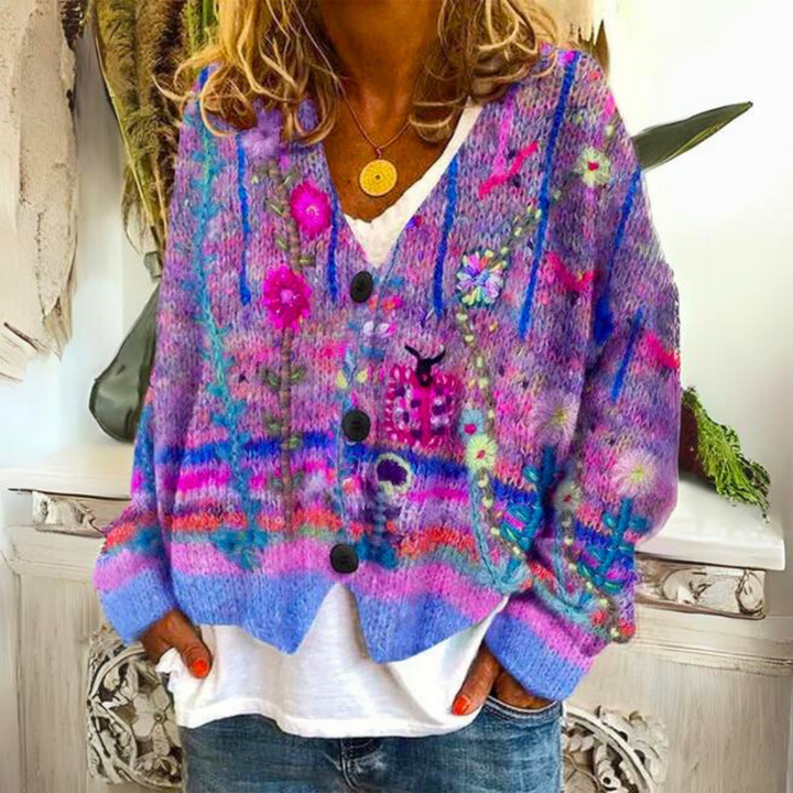Peyton | Women's Relaxed Knitted Cardigan Jumper