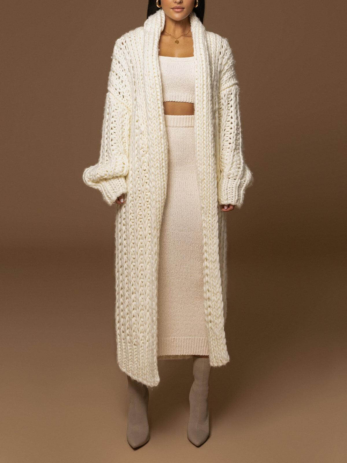 Ivory™| Knit Coat