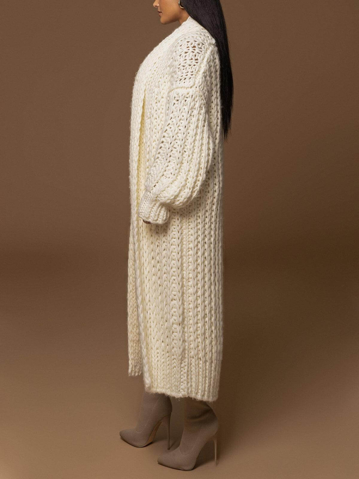 Ivory™| Knit Coat