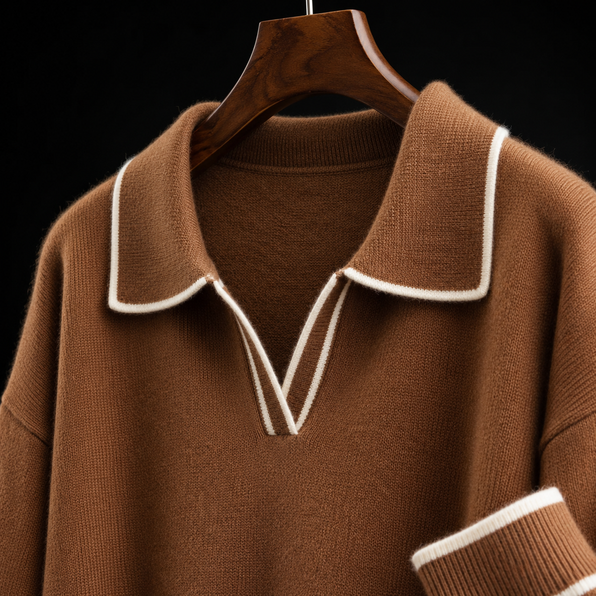 Harrington Ribbed Wide-Leg Lounge Set