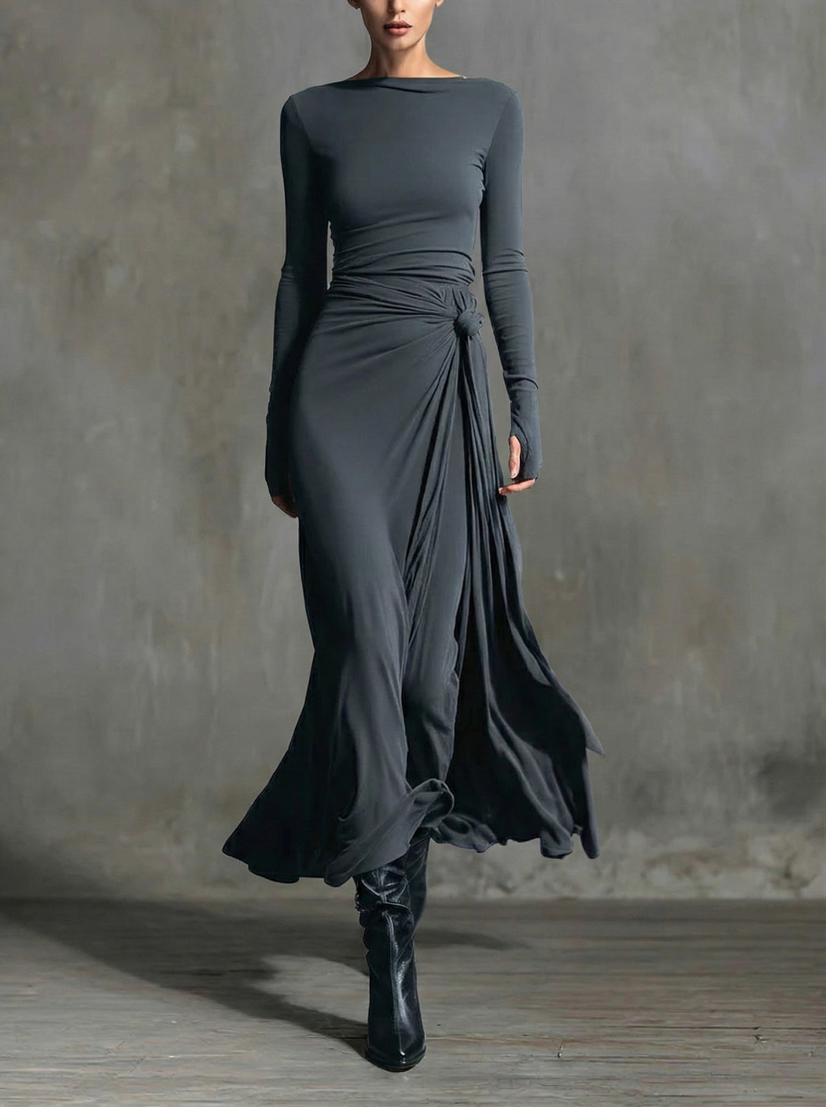 Naiara | Maxi dress with side knot