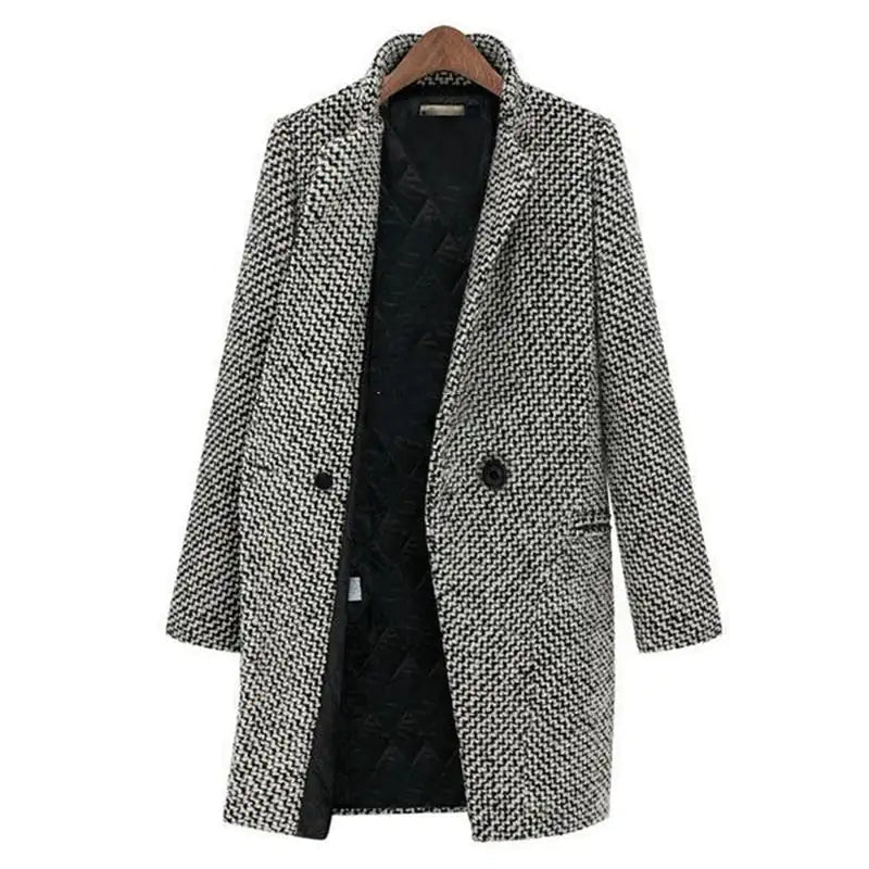 Wendy™ | Long Fabric Coat