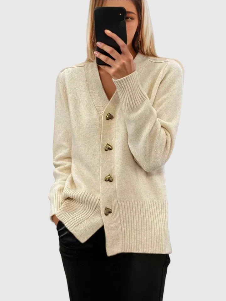 Maya | Women's Elegant Buttoned Cardigan