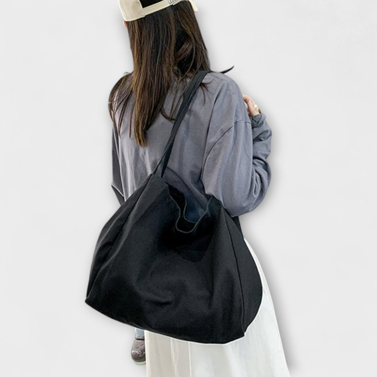 Odette | Large Canvas Shopper Bag