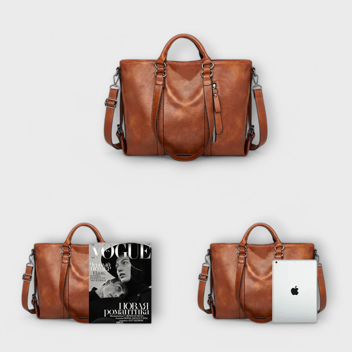Genevieve | Large Leather Bag