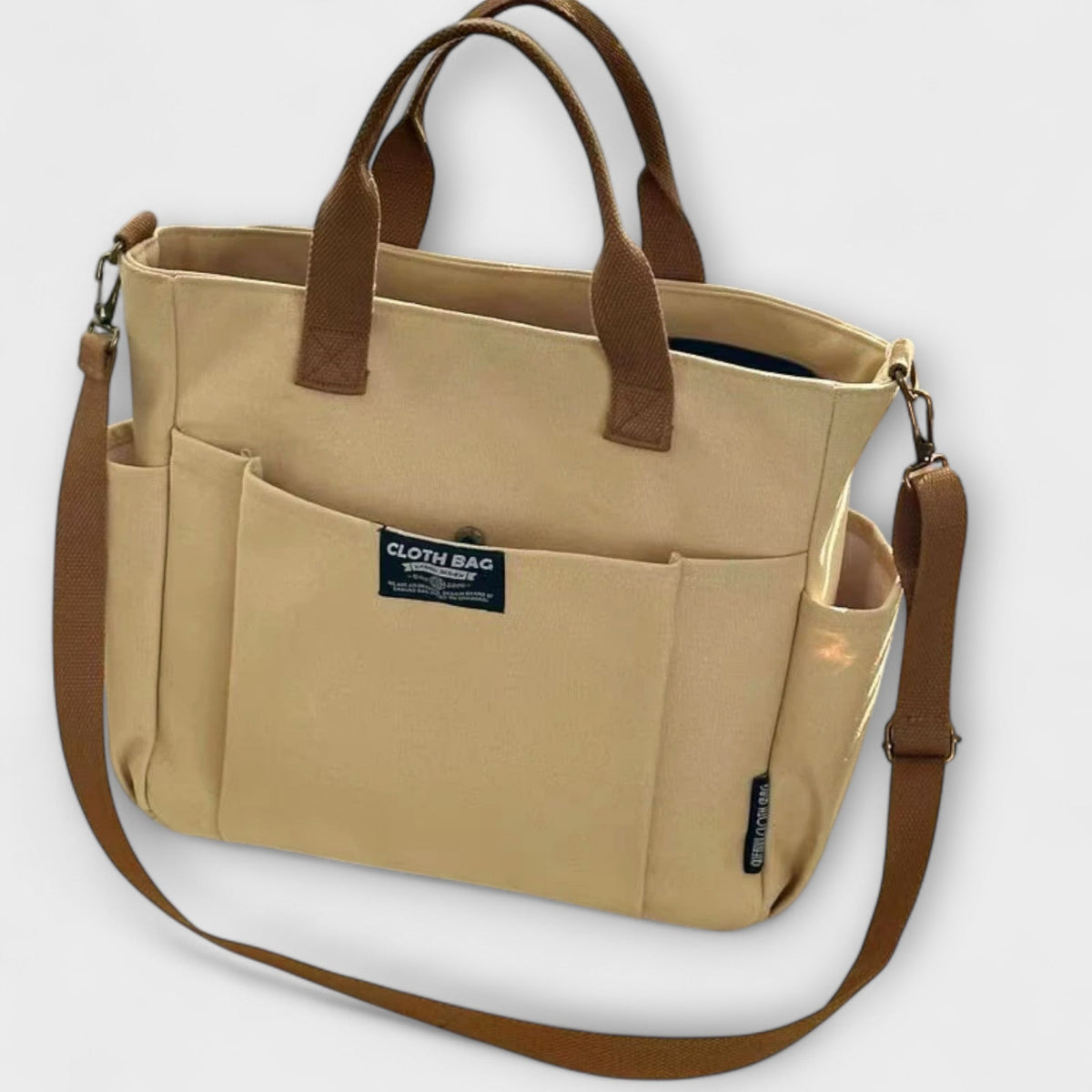 Ines | Minimalist Canvas Tote Bag