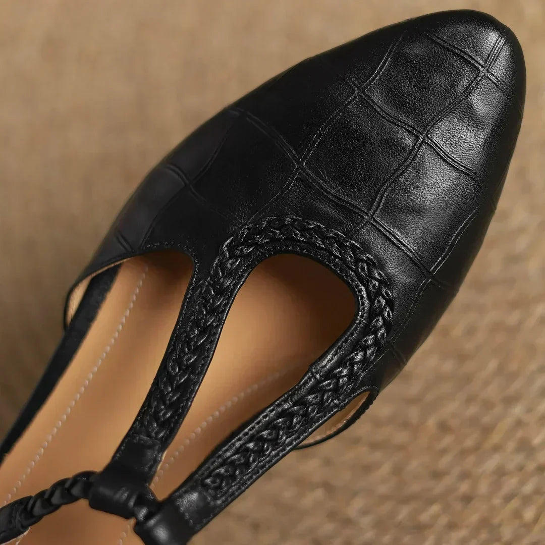 Olivia | Leather Mary Janes