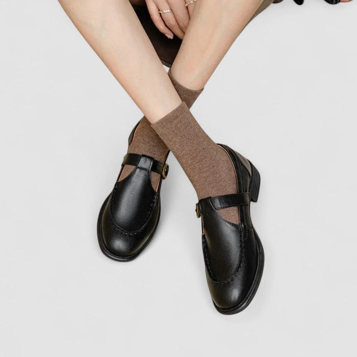 Evelyn | Orthopedic Square-Toe Mary Jane Shoes