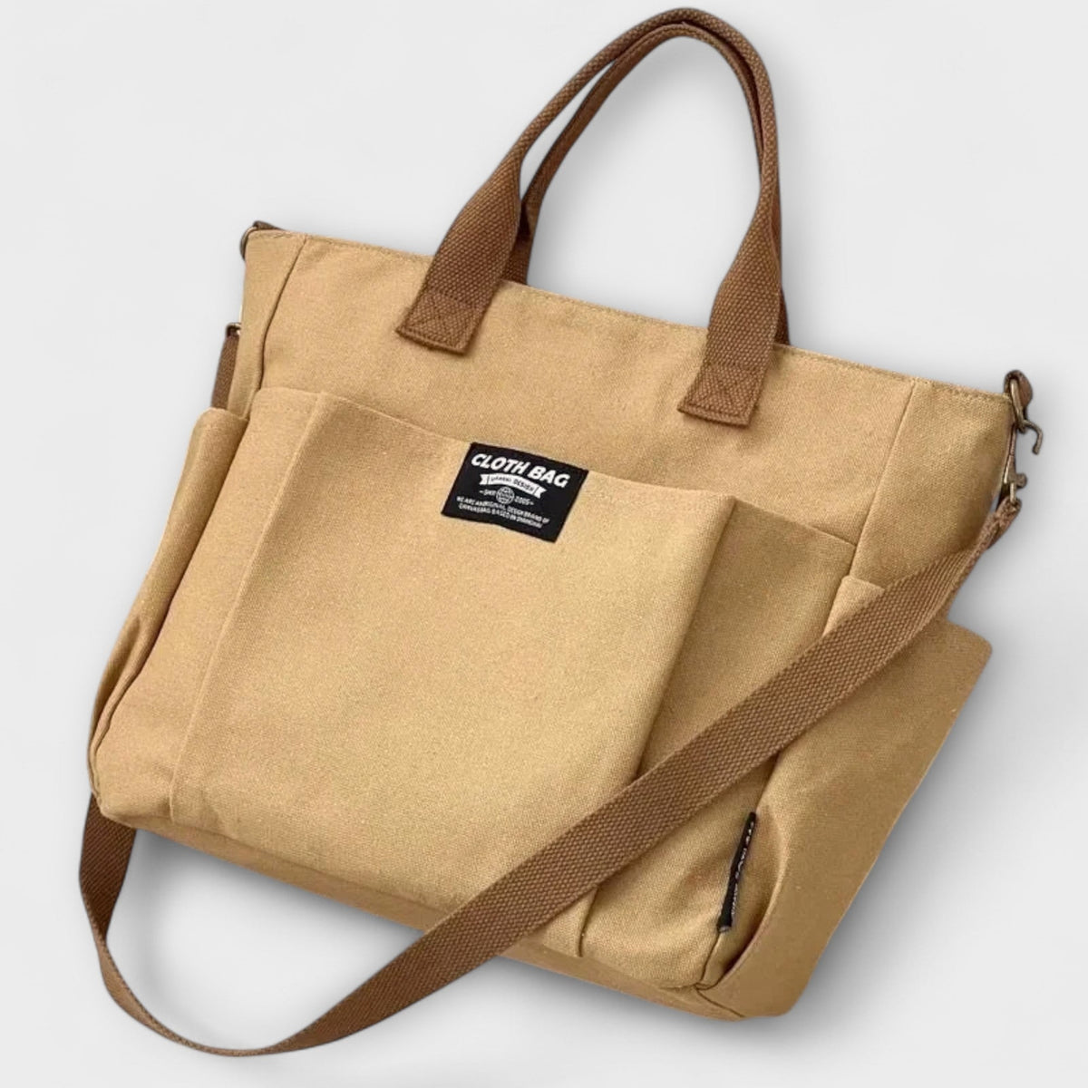 Ines | Minimalist Canvas Tote Bag