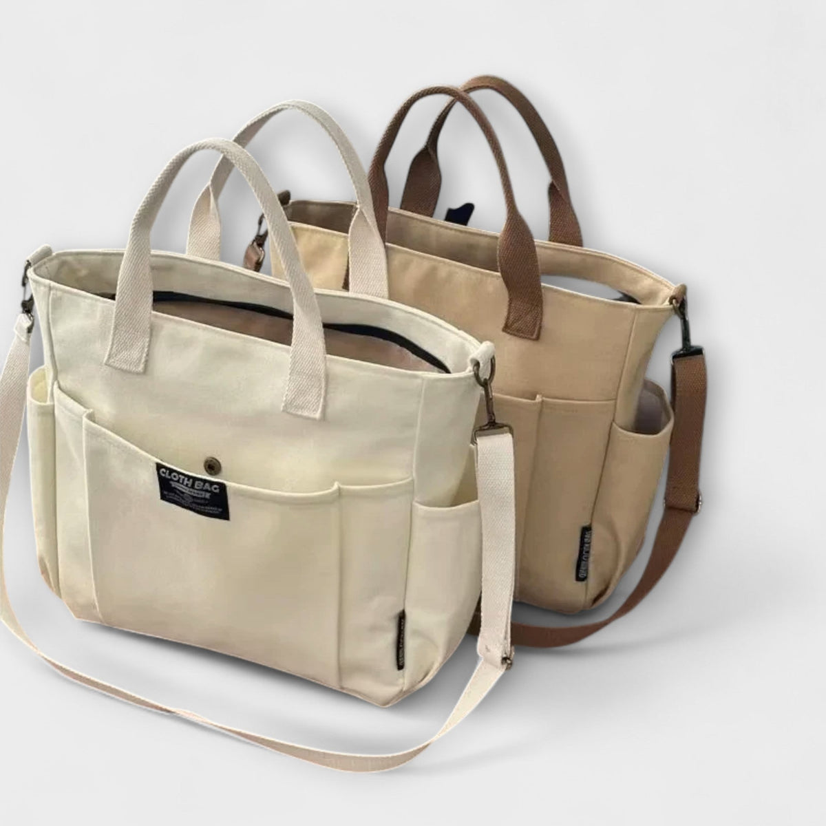 Ines | Minimalist Canvas Tote Bag