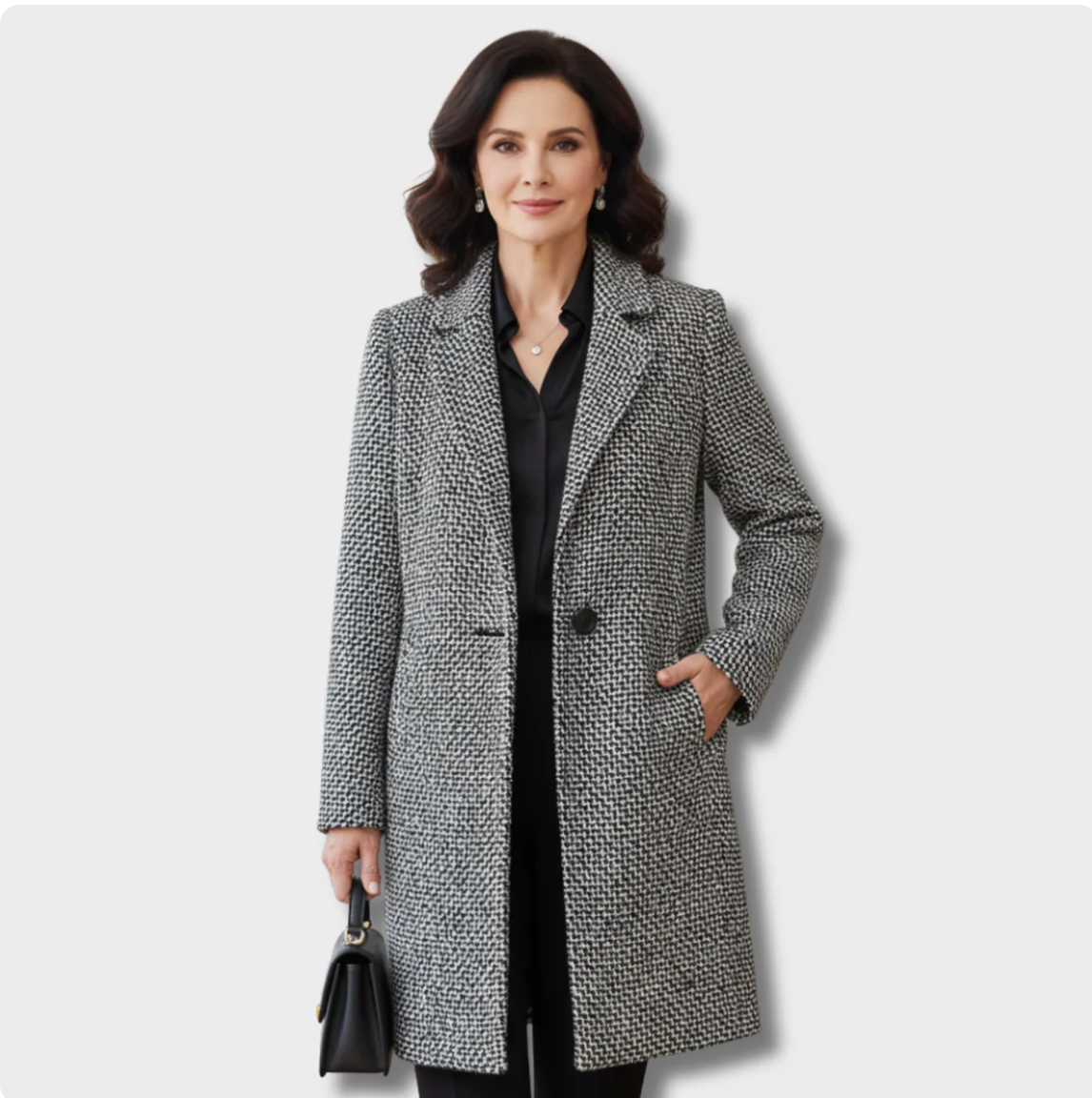 Wendy™ | Long Fabric Coat