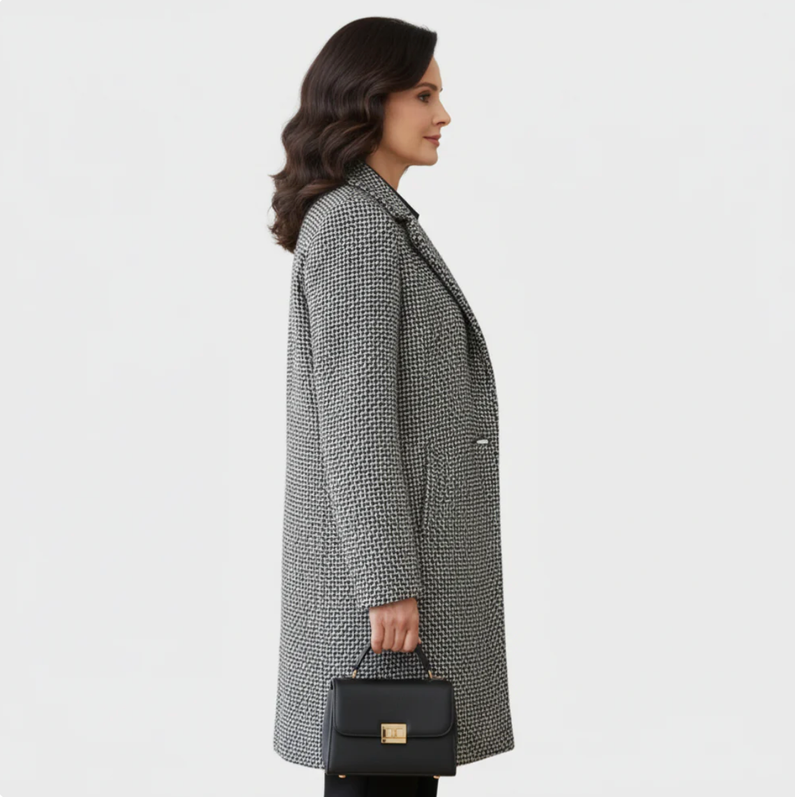 Wendy™ | Long Fabric Coat