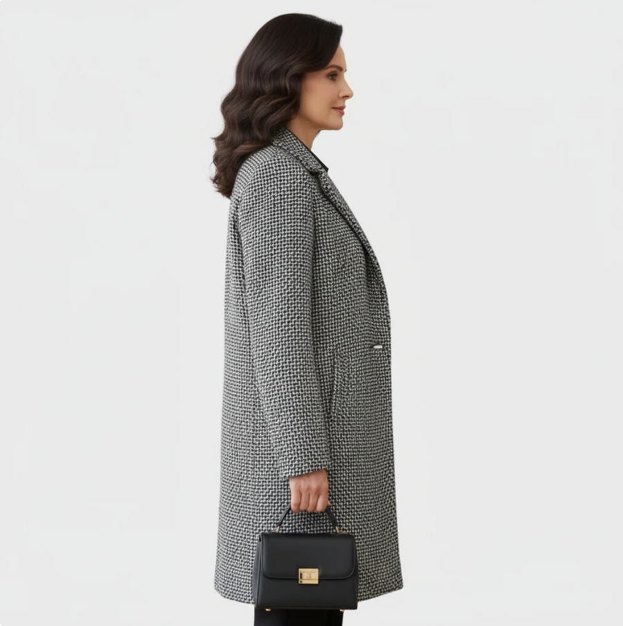 Wendy™ | Long Fabric Coat