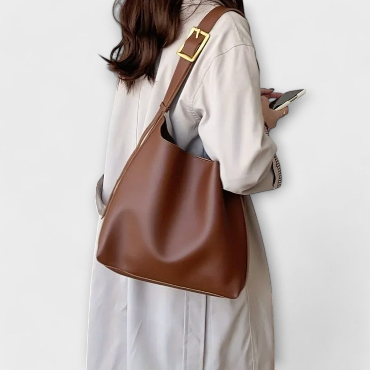 Isabella | Elegant Leather Shoulder Bag