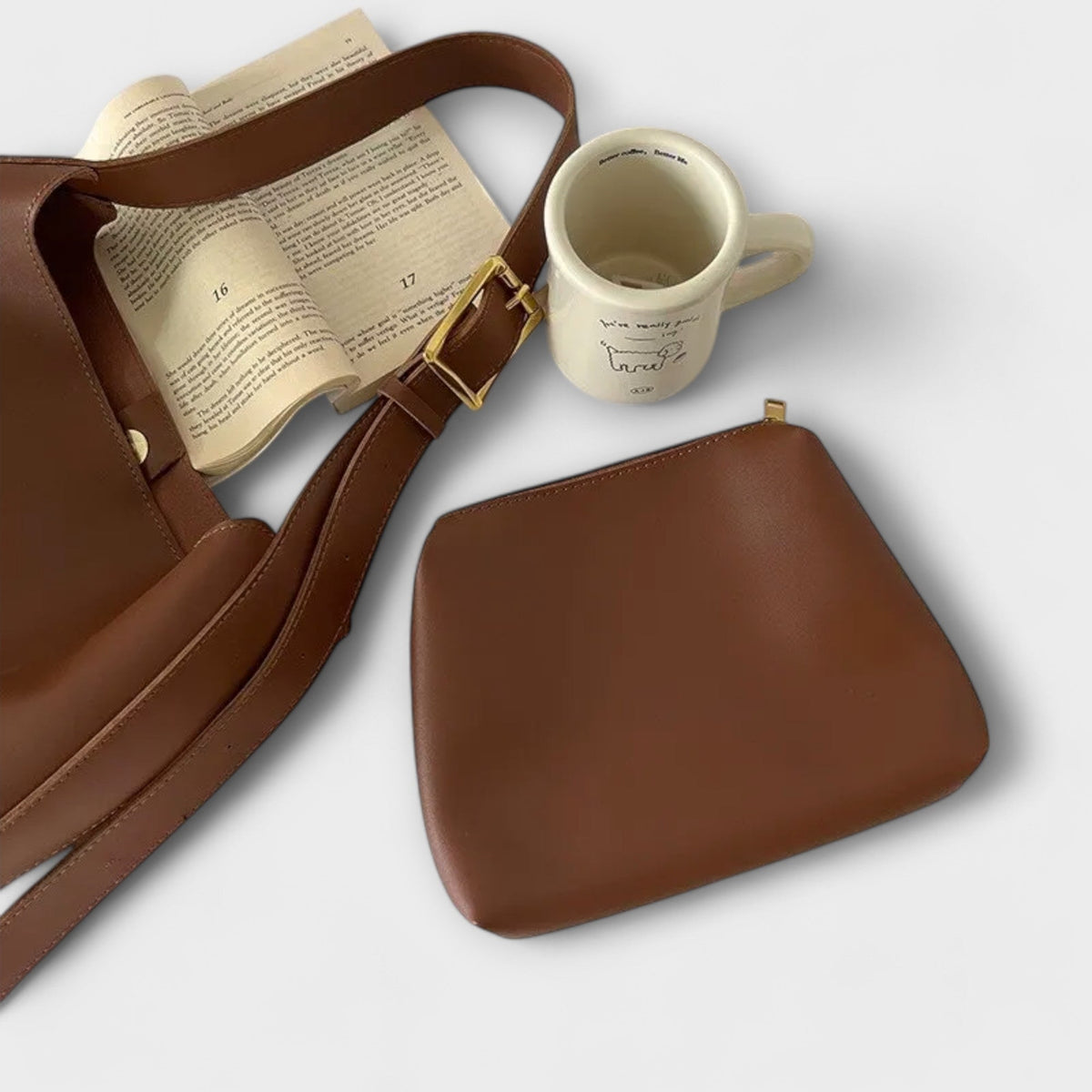 Isabella | Elegant Leather Shoulder Bag