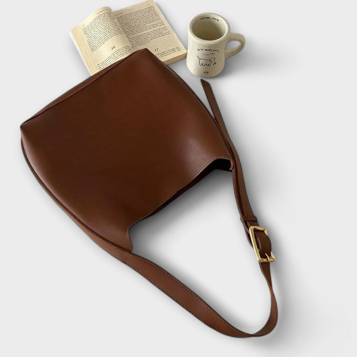 Isabella | Elegant Leather Shoulder Bag