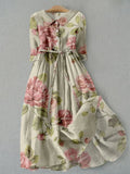 Poppy | Vintage Floral Print Dress
