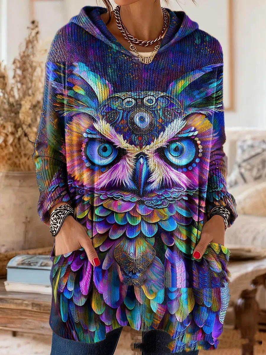 Alice | Boho Medallion Print Hooded Tunic