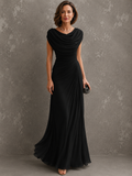 Jilliann | Draped Elegance Maxi Dress