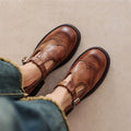 Mattea | Elegant Leather Mary Jane Shoes
