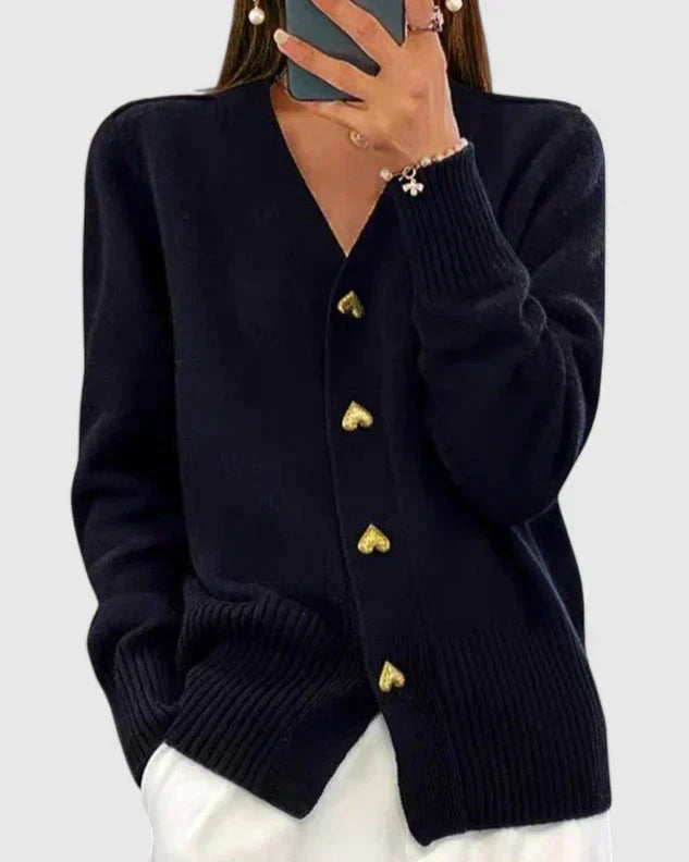 Maya | Women's Elegant Buttoned Cardigan