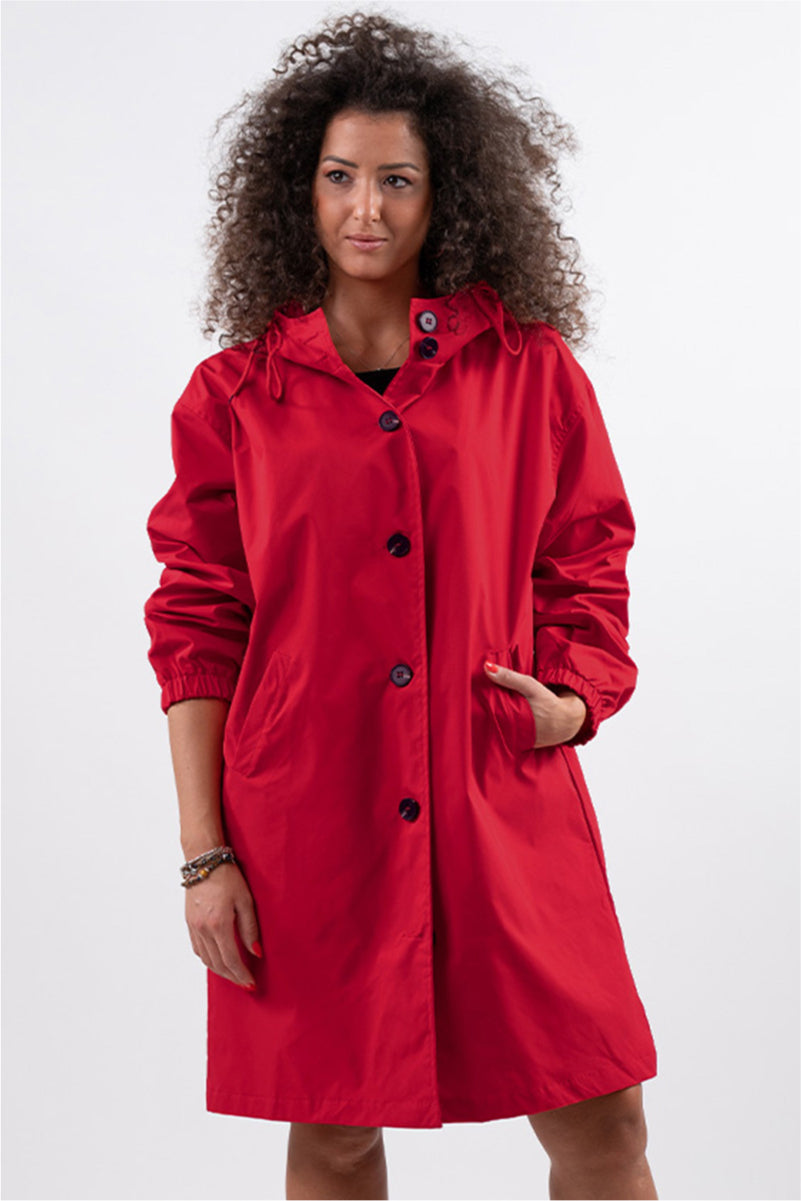 Barbara | Oversized Water-Repellent Windbreaker