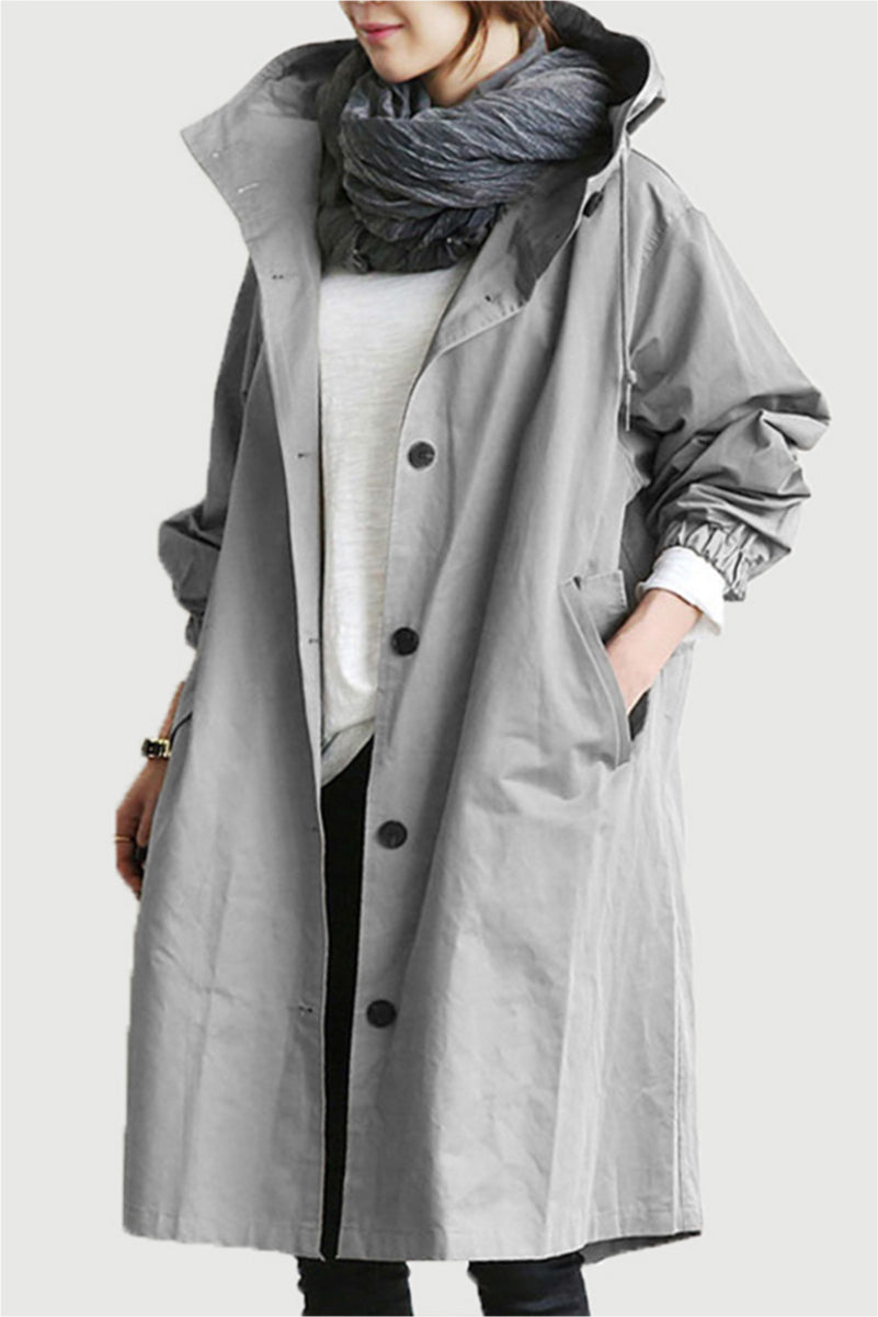 Barbara | Oversized Water-Repellent Windbreaker