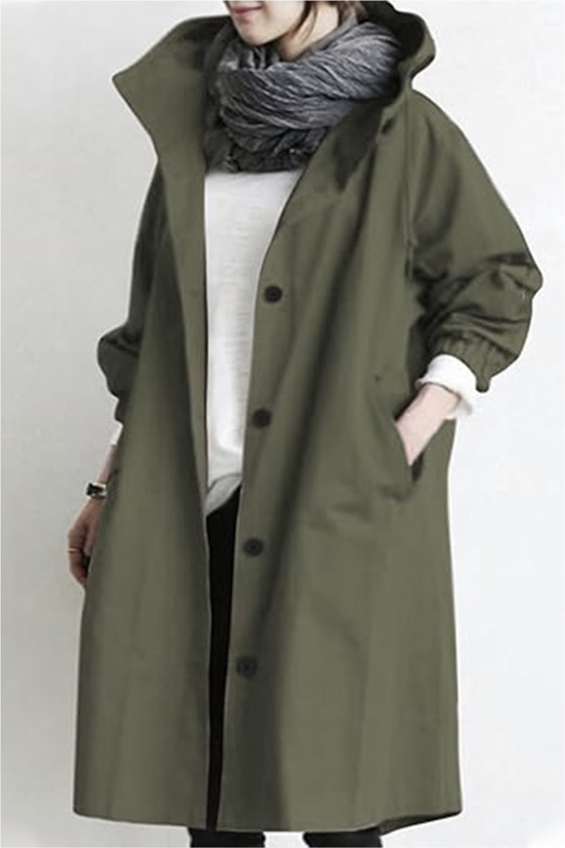 Barbara | Oversized Water-Repellent Windbreaker