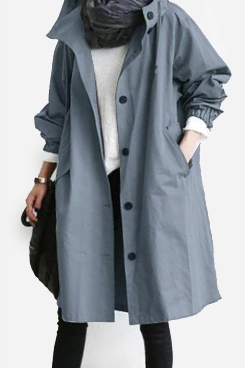 Barbara | Oversized Water-Repellent Windbreaker